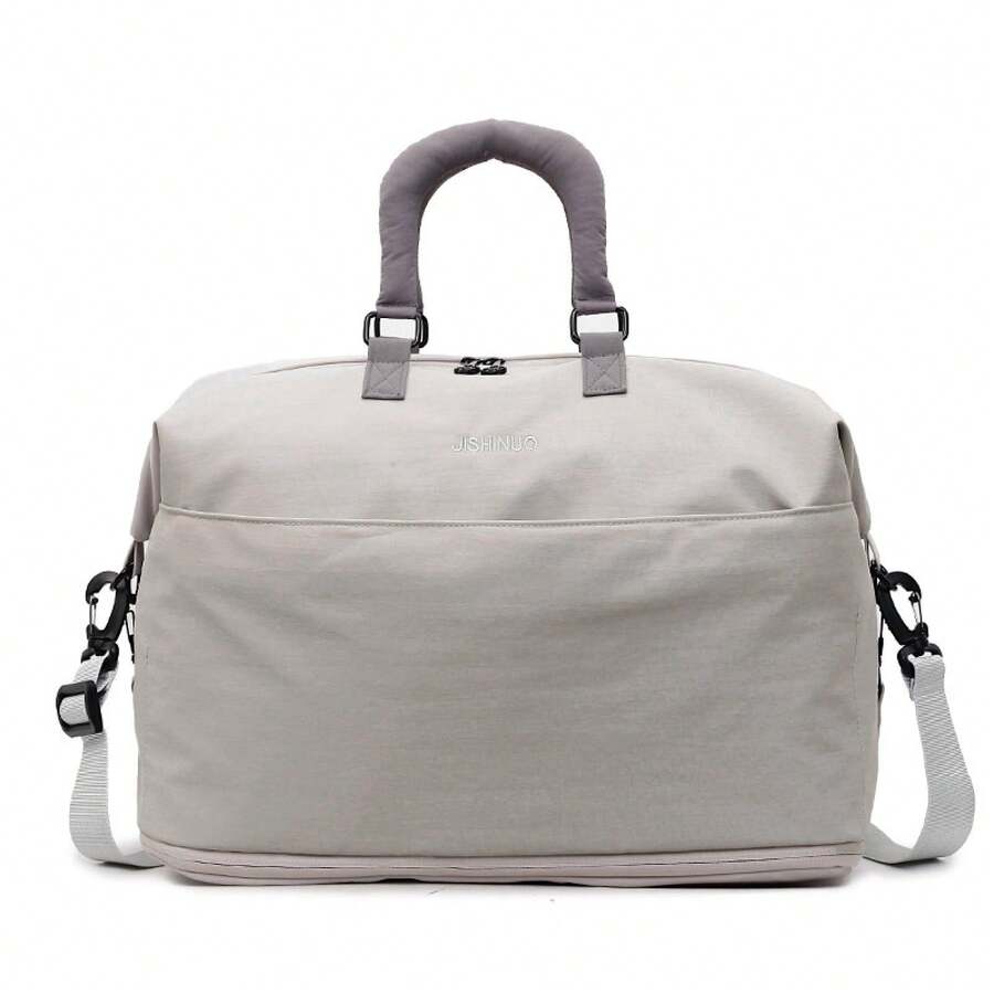 Borsa da viaggio capiente 2026, borsa da imbarco, borsa da lavoro, borsa sportiva leggera e borsa a tracolla. - Grigio - Visualizzare 1
