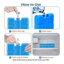 2pcs Reusable Ice Packs And Ice Containers Ultra-Thin Design For Long-Lasting Cooling Leak-Proof And Durable Essential For Refrigeration Picnics And Outdoor Activities Contact-Free Food Storage Heavy-Duty HDPE Material Blue And Green Color Ultra-Thin Design For Space-Saving Long-Lasting Cooling Performance - Multicolor - View 2