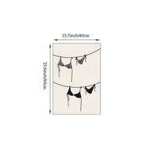 Tranh treo tường bikini tối giản, tranh in trên vải canvas, tranh vẽ bikini phong cách Boho, poster áo tắm, trang trí bãi biển đen trắng cho mùa hè, nhà cửa, ký túc xá, phòng ngủ, quà tặng trang trí tường cho phái nữ, có khung hoặc không khung. - Nhiều màu - Xem 10