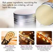 2pcs Multi-Functional Hair Wax Stick | Strong Hold, Natural Shine | Non-Greasy, Washable | Suitable For Daily Use, Travel And Touch-Ups, Suitable For All Hair Types Including Curly, Straight And Wavy Hair | Natural Makeup Effect, Easily Create Tidy Hairstyles With Long-Lasting Hold | Essential For Christmas/Halloween Makeup - Multicolor - View 6