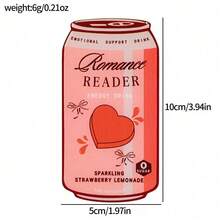 浪漫奇幻饮料罐造型“读者能量饮料”书签，适合作为节日文化创意书签礼物送给爱书人、读者和奇幻爱好者。 - 均碼 - 查看 2