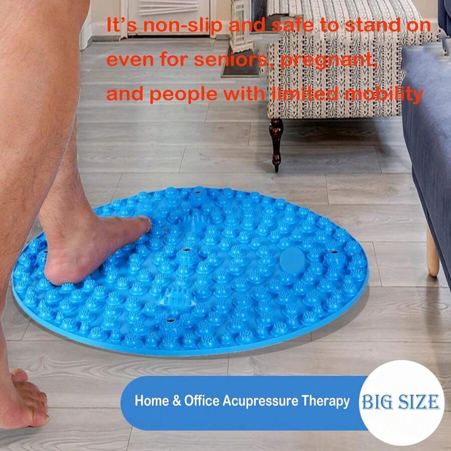 Fingerpressure Board Foot Massage Pad, Health Walk Pressure Pad, Foot Yoga Acupressure Mat, Training Accessories - Blue - 查看 1