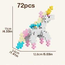Mini Bird Building Blocks – Realistic 3D Bird Animal Puzzle, Creative DIY Assembly, Cute Desk & Home Decor126pcs/72pcs/62pcs - Multicolor - View 11