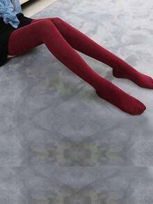 High Socks Long Stockings Tall Person Tights Highs Thigh High Sock Winter Autumn, Cozy - 黑色 - 查看 10
