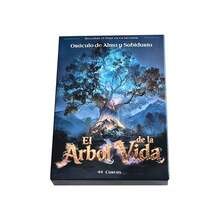 Bộ bài Tarot Cây Sự Sống 44 lá, trò chơi bài tâm linh Tây Ban Nha về Tâm Hồn & Trí Tuệ, bộ bài khám phá nội tâm, bói toán để thiền định và chữa lành, quà tặng - Xanh đậm - Xem 3
