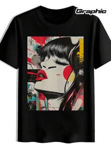 Women T-Shirts - Black - View 2
