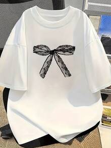 Women T-Shirts - [White] - View 5