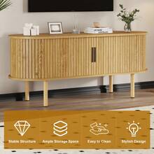 Television Stands & Entertainment Centers - Wild Oak Gold Handle - View 4