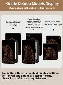Kingsung 豹纹平板电脑保护套，兼容 iPad 9.7/10.2/10.5/10.9/12.9/Pro 11（第十代）、Air 8 (M4) 2026（11 英寸）、Air 6 (M4) 2036（13 英寸），兼容三星 Galaxy Tab S6 Lite 10.4 英寸，兼容 Kindle Paperwhite 第十二代（2024 年款）、Kindle 第十一代（2022 年款），柔软防摔，智能立起/自动唤醒/睡眠功能。 - 彩色 - 查看 11