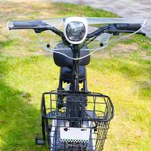 1 st regnskydd för framstyret på elcykel, universalskydd för instrumentbräda på scooter, vindruta för utomhusbruk - Genomskinlig - Visa 3