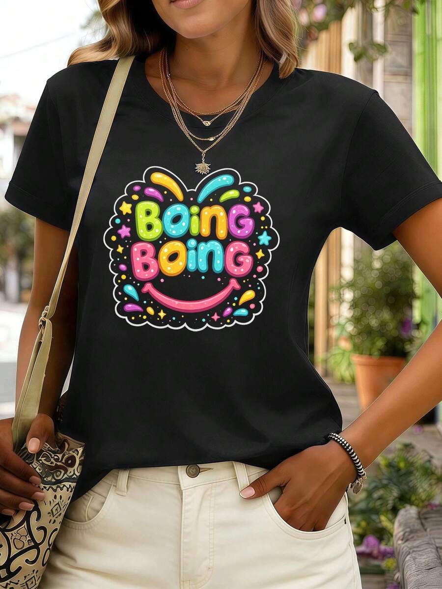 Women T-Shirts - Black - View 1