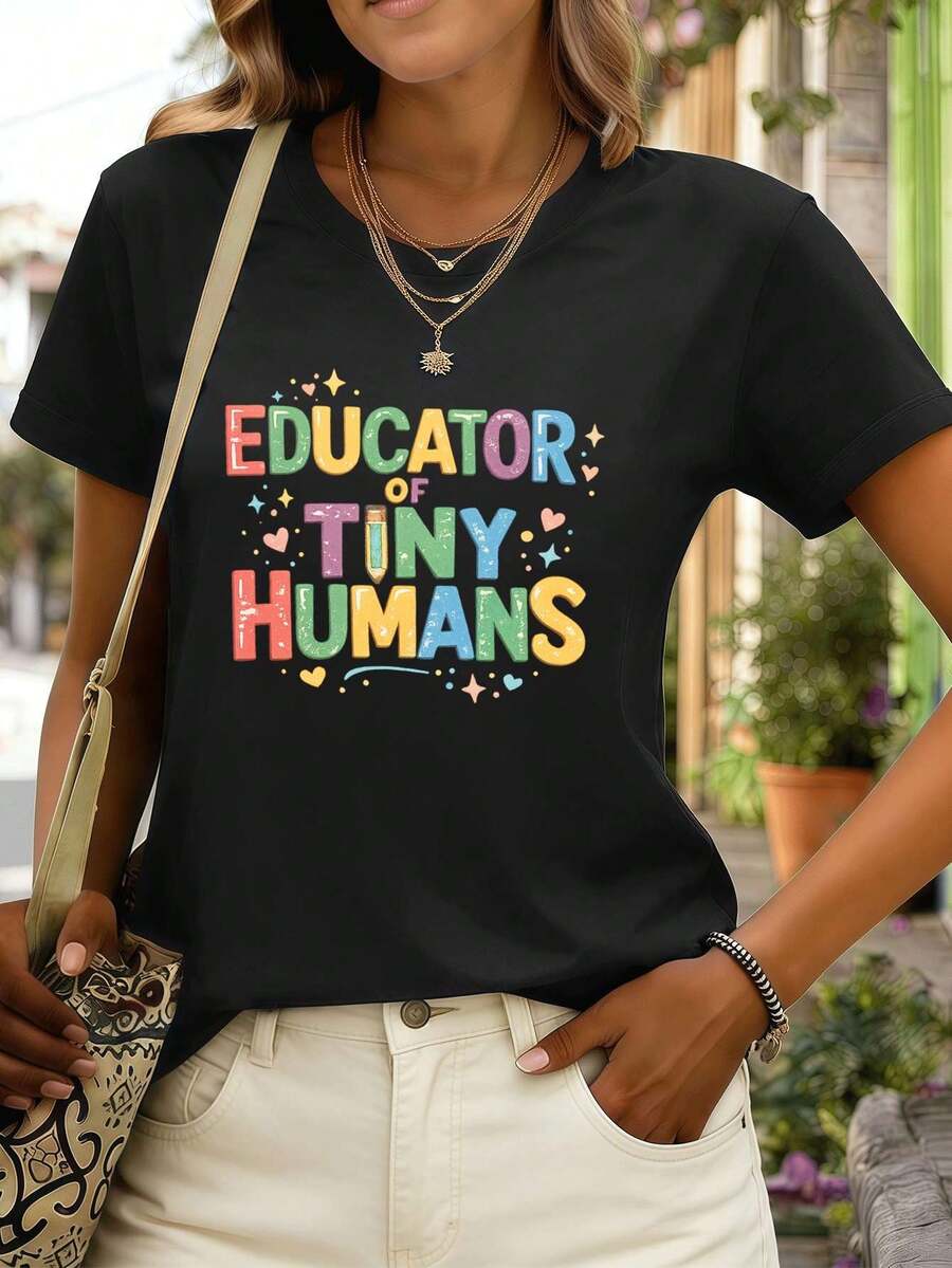 Women T-Shirts - Black - View 1