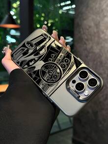 Ốp lưng điện thoại họa tiết đua xe, bề mặt mờ chống rơi vỡ, bảo vệ camera, tương thích với iPhone 11, 12, 13, 14, 15, 16 ProMax X, XS, XR, 16E, 15 Plus, tương thích với Samsung Galaxy A03, A05, A05S, A12, A14, A15, A32 4G/5G, A35, A52/A52s 5G, tương thích với OPPO - Nhiều màu - Xem 3