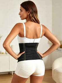 1 Pc, 2026 Popular Women's Summer Mesh Waist Trainer, Adjustable 4-Row Hook Control Shaping Device, Elastic And Breathable Waist Protection Without Stuffiness, Women's Shaping And Beauty Waist Support Belt, Suitable For Weight Loss, Yoga - Multicolor - View 3