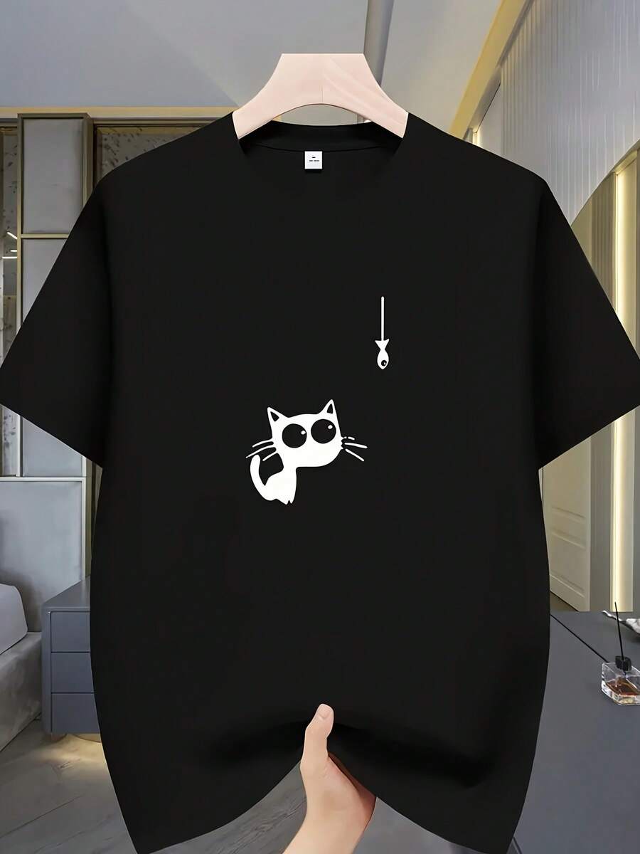 Men T-Shirts - Black - View 1