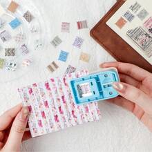 Hole Punch/Mini Hole Punch, Simple And Practical, Precise Punching, Durable And Long-Lasting, Suitable For DIY Card Making, Paper Photo Albums, Manual Cutting And Punching Machine (Suitable For Album Making), Diary Card Making - Multicolor - View 10