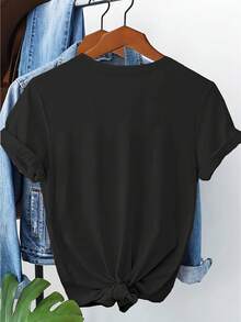 Women T-Shirts - Black - View 4