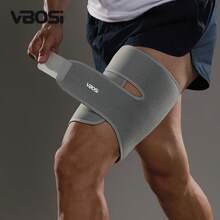 VBOSI Thigh Compression Sleeve For Men & Women - Neoprene, Adjustable, Soft & Breathable For Fitness & Daily Use - Multicolor - View 10
