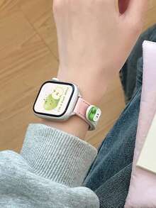 1条纤薄表带，兼容 42mm、38mm、40mm、41mm、44mm、45mm、46mm、49mm，时尚智能手表替换表带，适用于Series Ultra2、Ultra SE2、SE 11、10、9、8、7、6、5、4、3、2、1，女士款，可作为学生返校礼物 - 彩色 - 查看 2