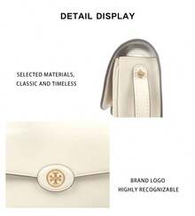 Tory Burch Robinson 女士纯色单肩包 143122-704 - 白色143122-704 - 查看 8
