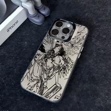 Phone Case - Gothic Style Fashion-Themed Phone Case Featuring A Redemption Angel Design, Compatible With Iphone 17, 16E, 16, 15, 14, 13, 12, 11 Mini, Pro, Max, Air, X, XR, XSMAX, 8 FMWX - Mixed Colors - View 6