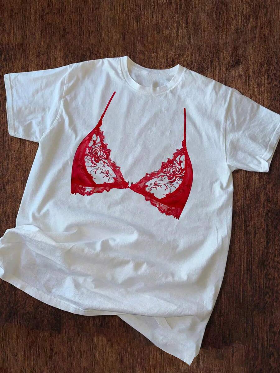 Women T-Shirts - [White] - View 1