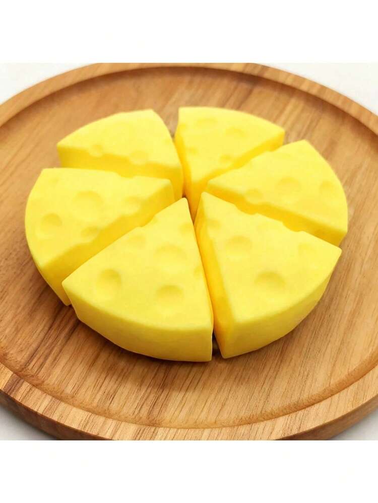 1 cái - Đồ chơi mềm hình pho mát dễ thương và chân thực, bóng bóp đàn hồi chậm, silicon mềm giúp giảm lo âu, hỗ trợ phát triển giác quan. Món quà hoàn hảo cho sinh nhật, lễ Phục sinh, Halloween, Giáng sinh. Khối pho mát mềm dẻo, quà tặng cho người lớn, đồ chơi giảm căng thẳng cho người lớn. - Xem 2