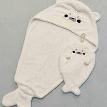 新款卡通海豹造型干发帽，强效吸水速干不褪色洗发干发毛巾 - 彩色 - 查看 5