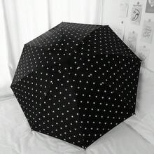 1把全自动折叠波点伞，防紫外线遮阳伞，简约双面伞，晴雨两用 - 如圖 - 查看 12