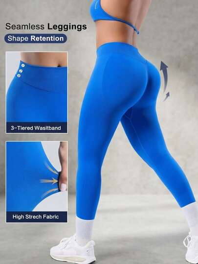 Quần legging nữ cạp cao, đường may chữ Y - Mềm mại, không xuyên thấu, ôm sát, nâng mông, thích hợp cho chạy bộ, đạp xe, yoga, pickleball và mặc thường ngày.
