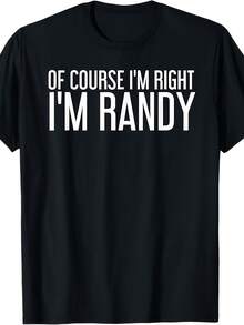 OF COURSE I'M RIGHT I'M STEVE Shirt Funny Gift Idea T-Shirt S-3XL 230g - Black - View 2