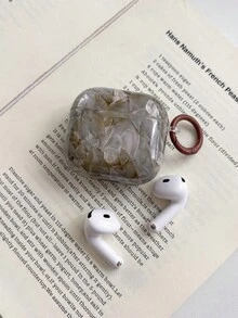 Marble Texture 4/ Pro 3/ 2 Wireless Bluetooth Earphone Case, Personalized Soft Full Coverage Protective Cover For Women - Brown - View 15