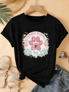 Women T-Shirts - Black - View 2