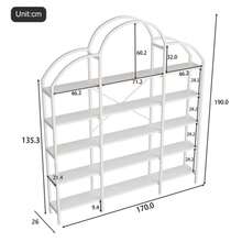Étagère de rangement - 1 article blanc - Voir 2