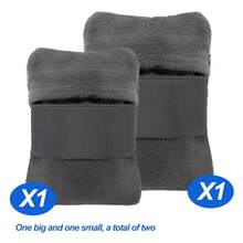 1/2pcs Beach Sand Remover Bag, Sand Removal Gloves Suitable For Beach Vacation Camping, Available In Blue And Gray - Square - View 7