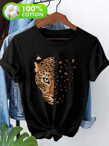 Women T-Shirts - Black - View 1