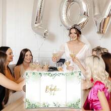 [Free Shipping]Bridal Shower Decorations - 18 ''x12'' Bride-To-Be Signature Guest Book Alternative - Signature Book/Signing Card Board Gifts - Bachelorette Party Wedding Reception Decor & Supplies -A09 - Gre1en - View 5