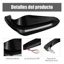 Cubre Puños  Handguars cicleta Con Luz Led Universal - A - Ver 4