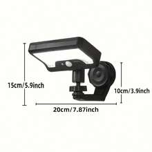 1pc Adjustable Head Motion Sensor Light, 3 Modes, Motion Sensor Magnetic Solar Powered Light, 92 High Brightness LEDs, Multi-Scene Outdoor Garden Wall Lamp, Suitable For Emergency, Garden, Fence, Wall, Deck, Commercial Street Lighting - White Light - View 4