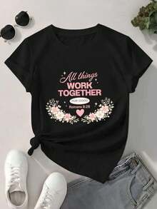 Women T-Shirts - Black - View 2