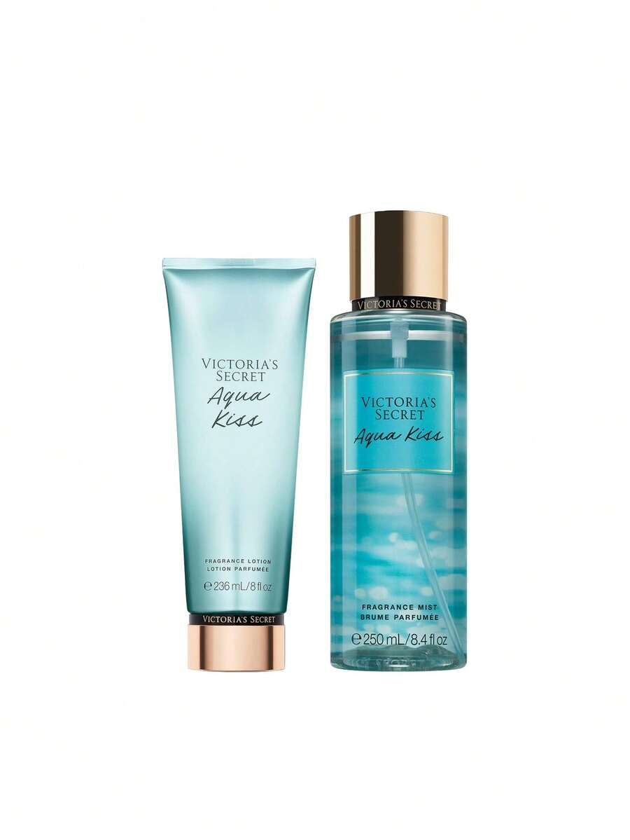 Victoria's Secret [Bundle] Aqua Kiss Body Lotion 236 Ml + Body Mist 250 Ml - Aqua Kiss - View 1
