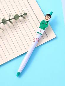 Caneta Esferográfica Fofa de Desenho Animado de Médico e Enfermeira, Papelaria Criativa com Clipe de Padrão de Médico e Enfermeira, Caneta Esferográfica de Plástico com Botão de Pressão e Personagem de Desenho Animado, Presente do Dia da Enfermeira e Dia do Médico, Caneta Esferográfica Criativa com Clipe para Médico Homem e Enfermeira Mulher, Caneta Promocional com Tinta a Óleo, Presente para Médicos e Enfermeiras - A - Visão 16