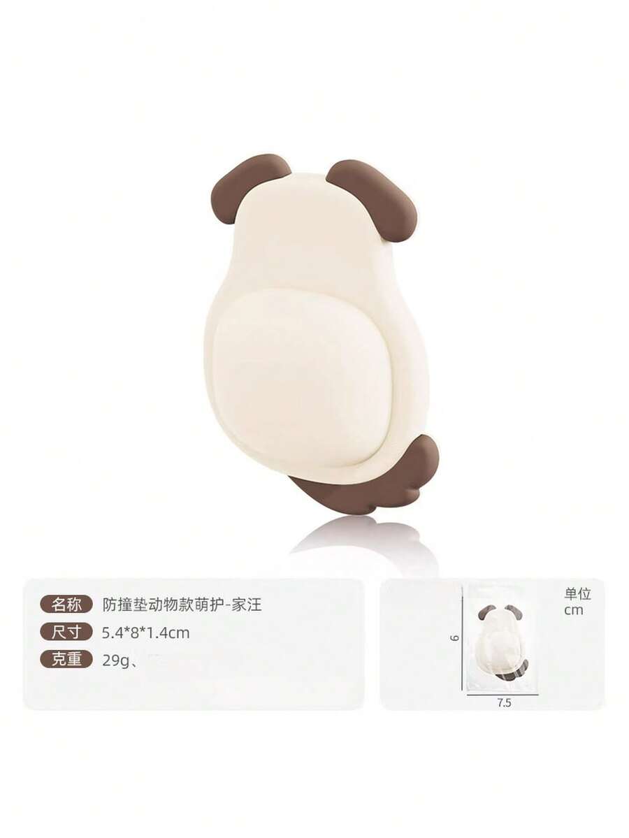 Cute Silicone Door Handle Bumper, Mute Anti-Collision Pad For Home Wall Protection - Penguin - View 1