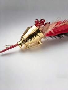1 Stück Herren Brosche, Mehrfarbige Feder Boutonniere für Gastgeber, Hochzeit, Koreanischer Stil Anzug Accessoire - Federbrosche - Übersicht 7