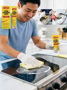 Powerful Stain Removal, Instant Shine Restoration-One Cream Renews All Your Kitchen Metal. - Liquid - View 2