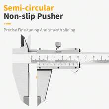 1pc Stainless Steel Vernier Caliper, Precision Measurement Tool For DIY Projects, Uncharged, Without Battery - A - View 3