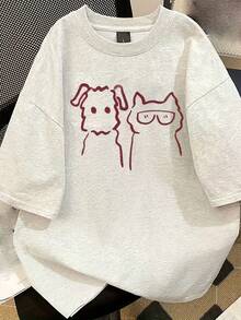 Women T-Shirts - [White] - View 4