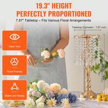 Vasi - 50cm 12 Stück Kristall-Stil - Visualizzare 4