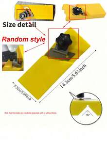 45 Degree Bevel Tool, Made Of Plastic, Non-Electric Manual Tool, Suitable For Wood And Drywall, Woodworking Angle Ruler For Woodworking Edge And Corner Leveling - Multicolor - View 7
