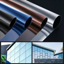 One Way Mirror Window Film Privacy Thermal Insulation Anti UV Sun Block Reflective For Home Office Glass Door - 1PC - View 1